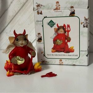 Fitz and Floyd charming tails “ you’re my little devil with a heart of gold”